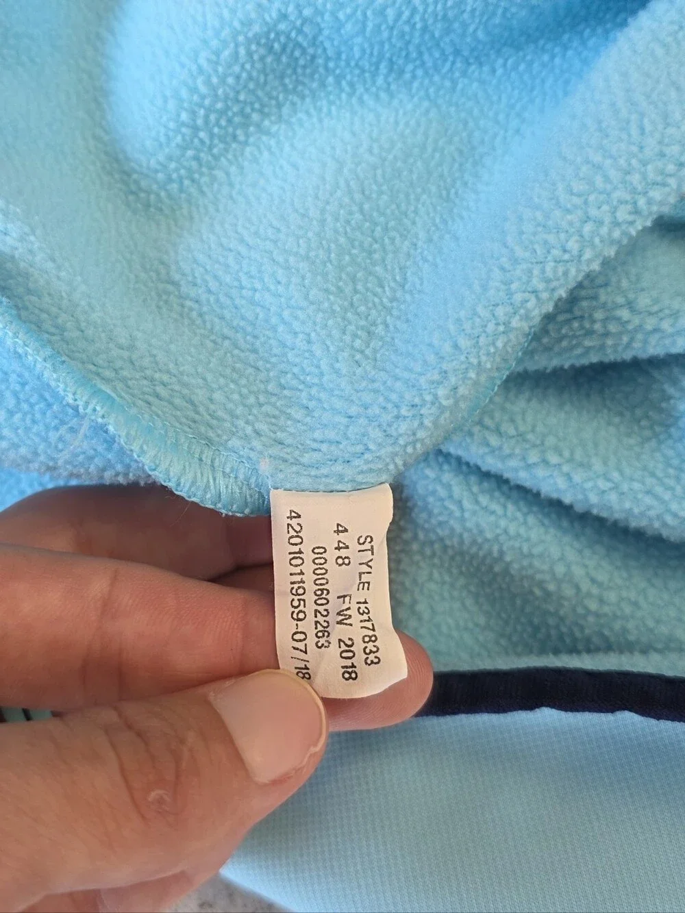 Under Armour Youth Large Aqua ColdGear Graphic Hoodie